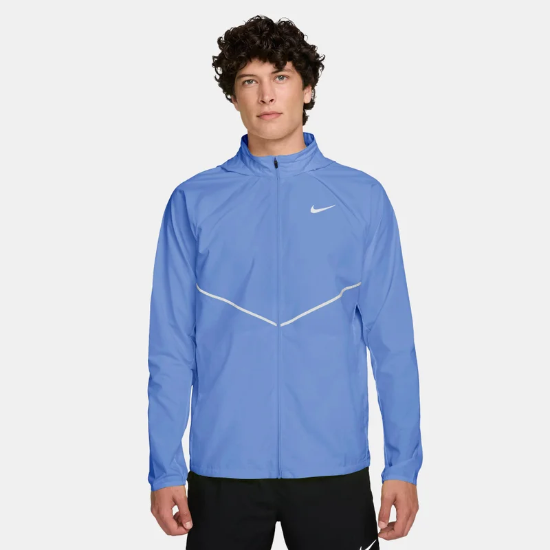 Nike Blue Men's Miler UV Repel Running Jacket for Men | Best Price UAE