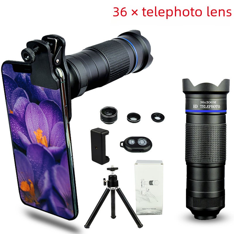 36X High Magnification Telescope - Compact Portable Single Lens Telescope - High Definition Photography Telescope for Outdoor Adventures, Concerts and Nature Hikes - Image 2