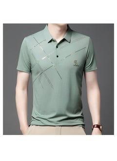 REOCLE Men's Polo Shirt Comfy & Quick Dry Short Sleeves Shirts Regular-Fit Pique Polo Shirt Jersey Golf Shirt  - Image 4