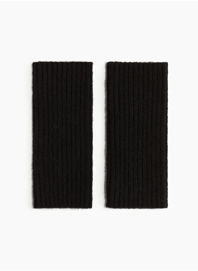 اتش اند ام Rib-knit wrist warmers