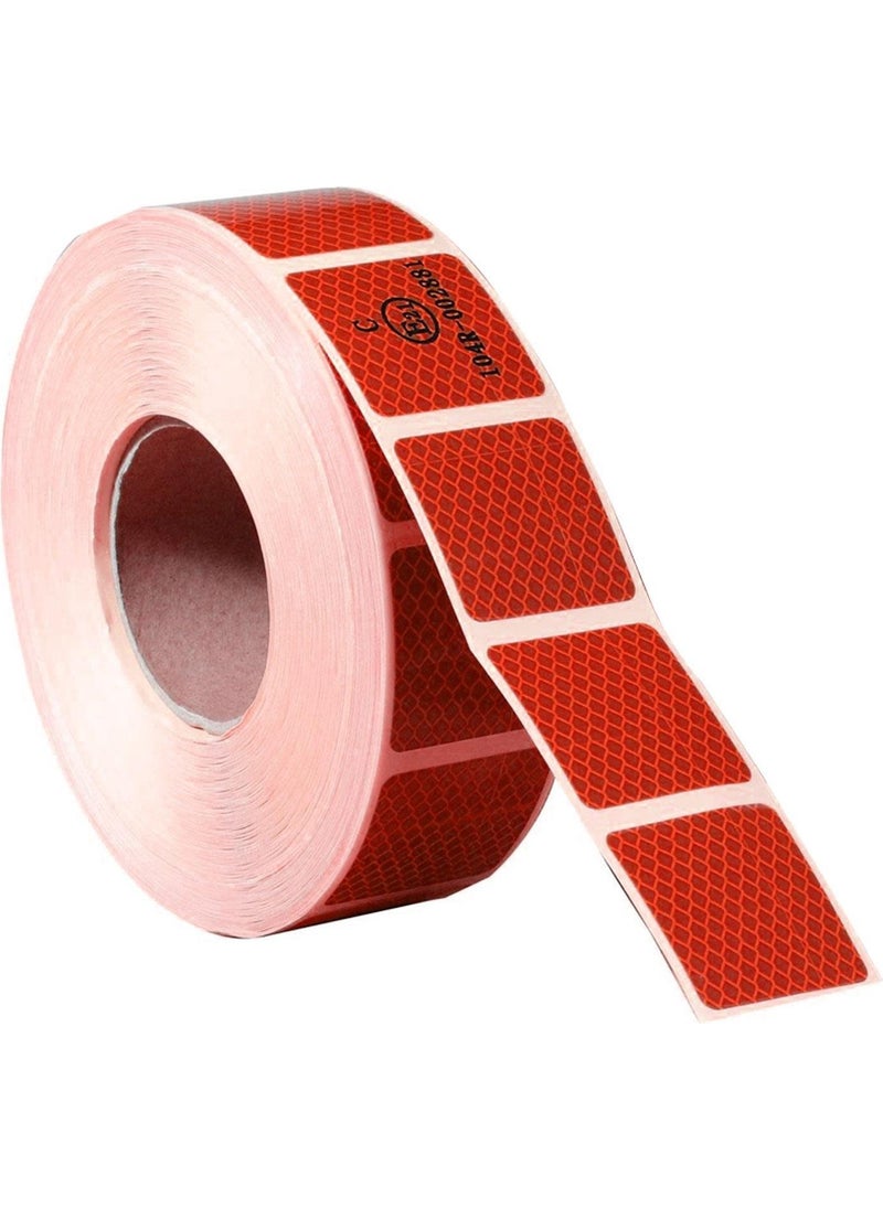 Nzb Tüvtürk Approved 1 Meter Red Reflective Reflective Phosphorescent Strip Tape Cutout Warning Tape  - Image 1