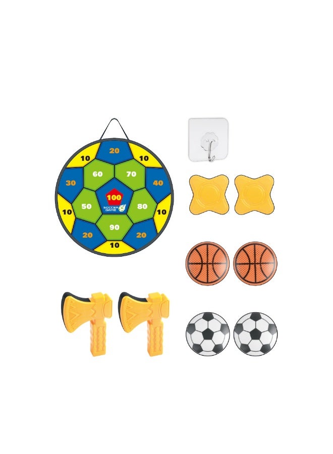 cartoon children's circular target game circular target suction cup ball toys - Image 1
