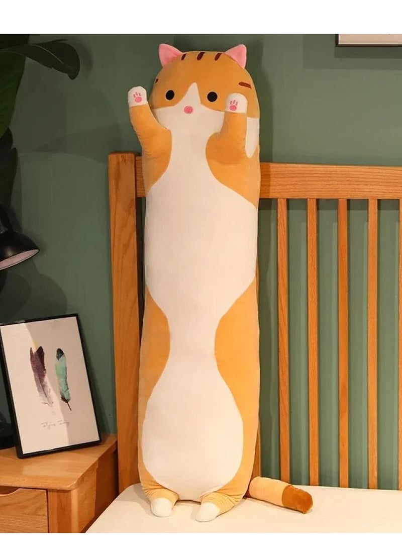 Cute indoor cat toy, sleeping cats, sleeping pillow, squishy, ​​100 size animal doll