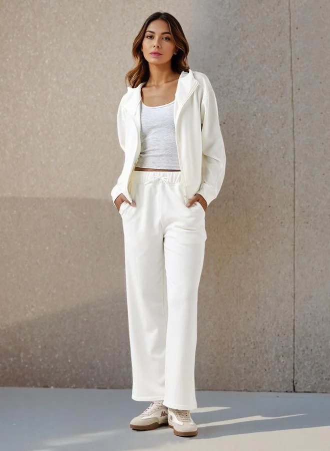 Splash FAV Flexi Waist Polyester Blend Track Pants with Pockets