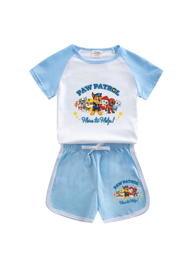 KUYING New Wang Wang Team Children's Casual Fashionable Two-Piece Set