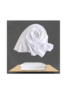 REBENUO Ihram 2-Piece Hajj And Umrah Religious Cloth For Men Ahram Ehram Soft White 1200  - Image 3