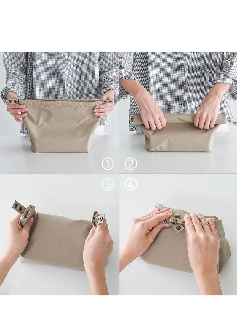 Sharpdo حقيبة غداء محمولة مقاومة للرذاذ وتحافظ على الحرارة والبرودة - Image 3