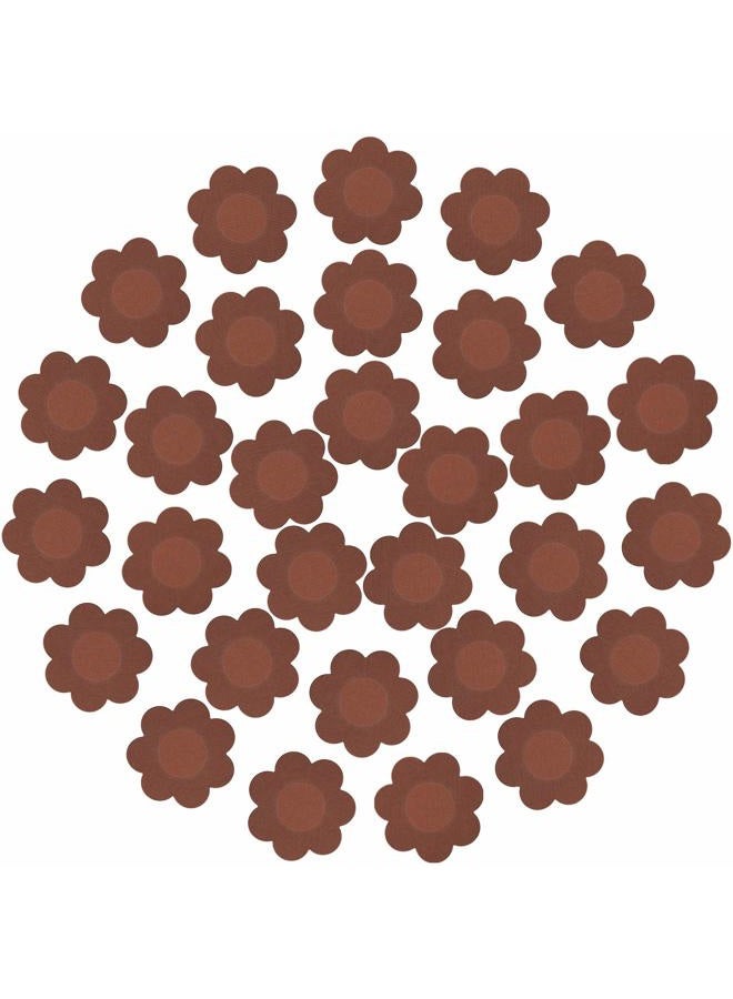 Geyoga 30 Pieces Nipple Cover Plum Shaped Disposable Breast Covers Self-adhesive Petal Bra Pasties - Image 1