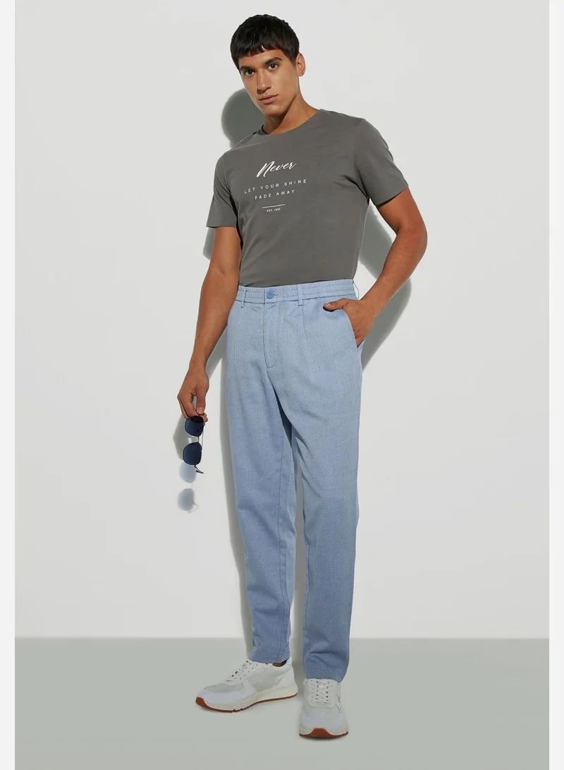 ايكونيك Typographic Crew Neck T-Shirt