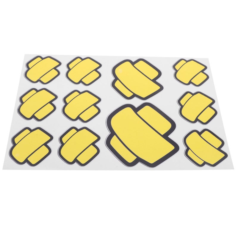 11pcs Shaped Car Bumper Sticker Large Car Decal Funny Automotive Window Cling For Car Truck Vehicle Window - Image 4