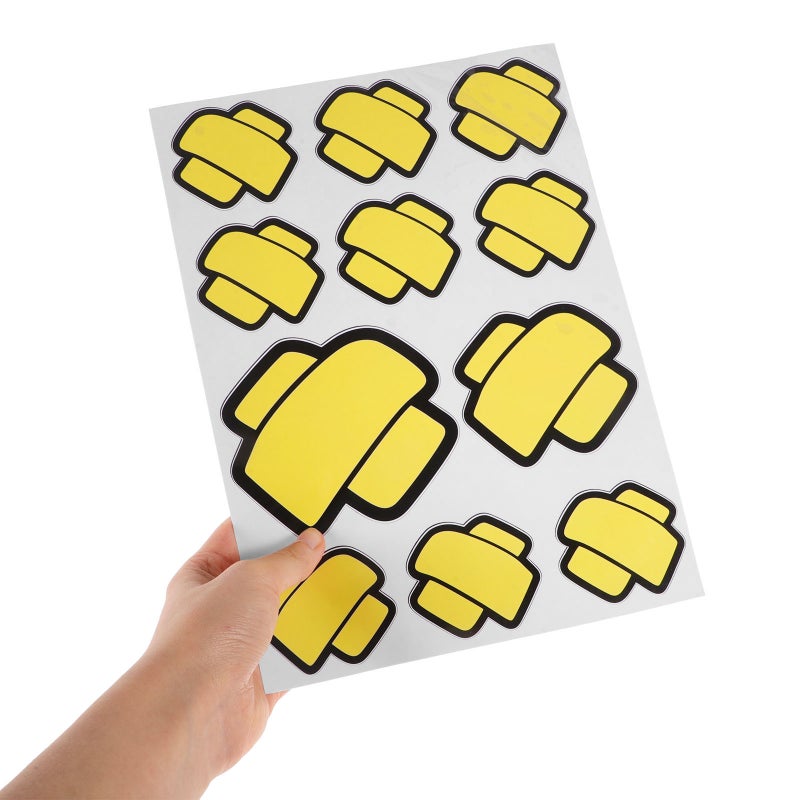 11pcs Shaped Car Bumper Sticker Large Car Decal Funny Automotive Window Cling For Car Truck Vehicle Window - Image 2
