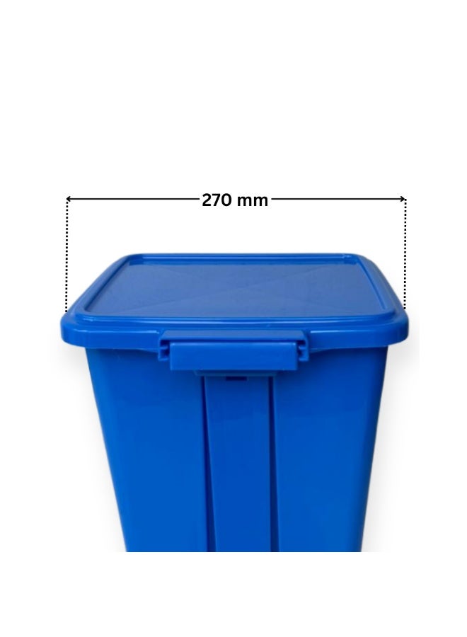 SNH Dustbin | Waste Bin | Trash Bin | Garbage Can | PUSH IT Waste Disposal Bin with Push Lid & Foot Pedal | Step On Waste Bin for Kitchen, Bathroom, Office & Outdoor Use | Durable Plastic Trash Can with Secure Cover | Weather Proof Waste Container - Image 4
