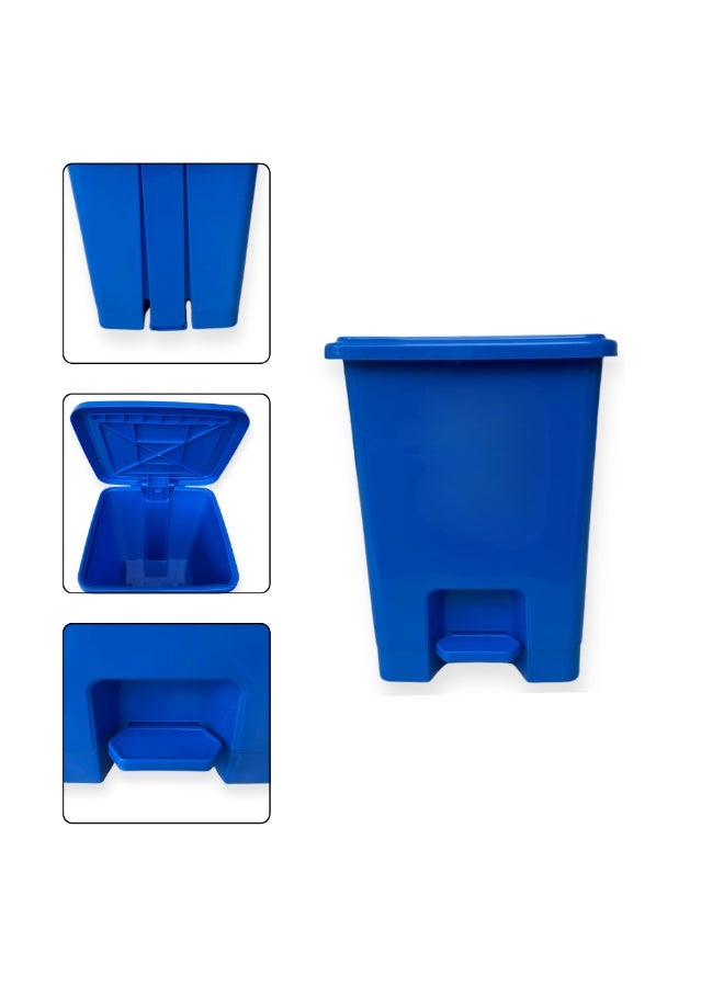 SNH Dustbin | Waste Bin | Trash Bin | Garbage Can | PUSH IT Waste Disposal Bin with Push Lid & Foot Pedal | Step On Waste Bin for Kitchen, Bathroom, Office & Outdoor Use | Durable Plastic Trash Can with Secure Cover | Weather Proof Waste Container - Image 2