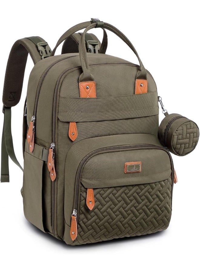 BabbleRoo Diaper Bag Backpack, Nappy Changing Bags Multifunction Waterproof Travel Back Pack - Image 1