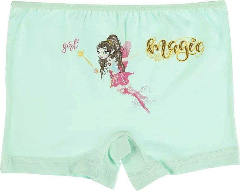 دونيلا 10 Pcs Girl Magic Printed Girl's Shorts - 4271JH