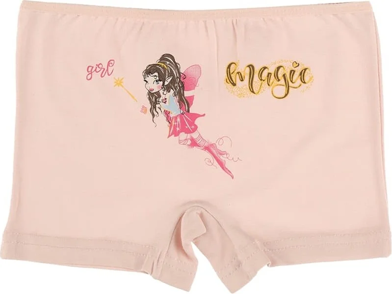 دونيلا 10 Pcs Girl Magic Printed Girl's Shorts - 4271JH