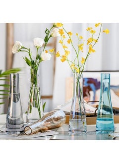 Handmade Glass Bud Vases Clear Flower Bud Vase Single Stem Vases Decorative Bottles Centerpiece For Wedding Party Home And Office Décor(Transparent) - pzsku/Z7BFF92EFCF090B343C9CZ/45/_/1693486788/1719724a-6ade-41e9-9419-ba59ea8d2bf2