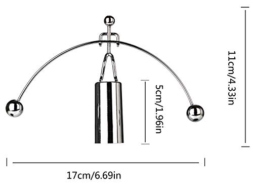 Sunnytech Mini Steel Balance Toy Weightlifter Kinetic Art Balance Toy Balancing Decompressive Science Psychology Home Offic Decor Desk Decor WJ064 - Image 2