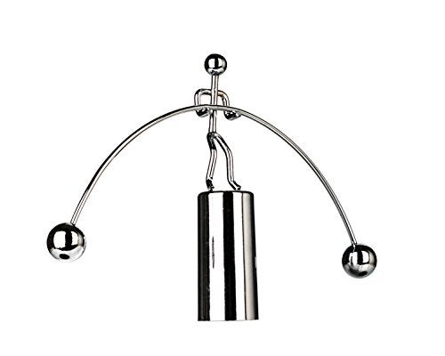 Sunnytech Mini Steel Balance Toy Weightlifter Kinetic Art Balance Toy Balancing Decompressive Science Psychology Home Offic Decor Desk Decor WJ064 - Image 1