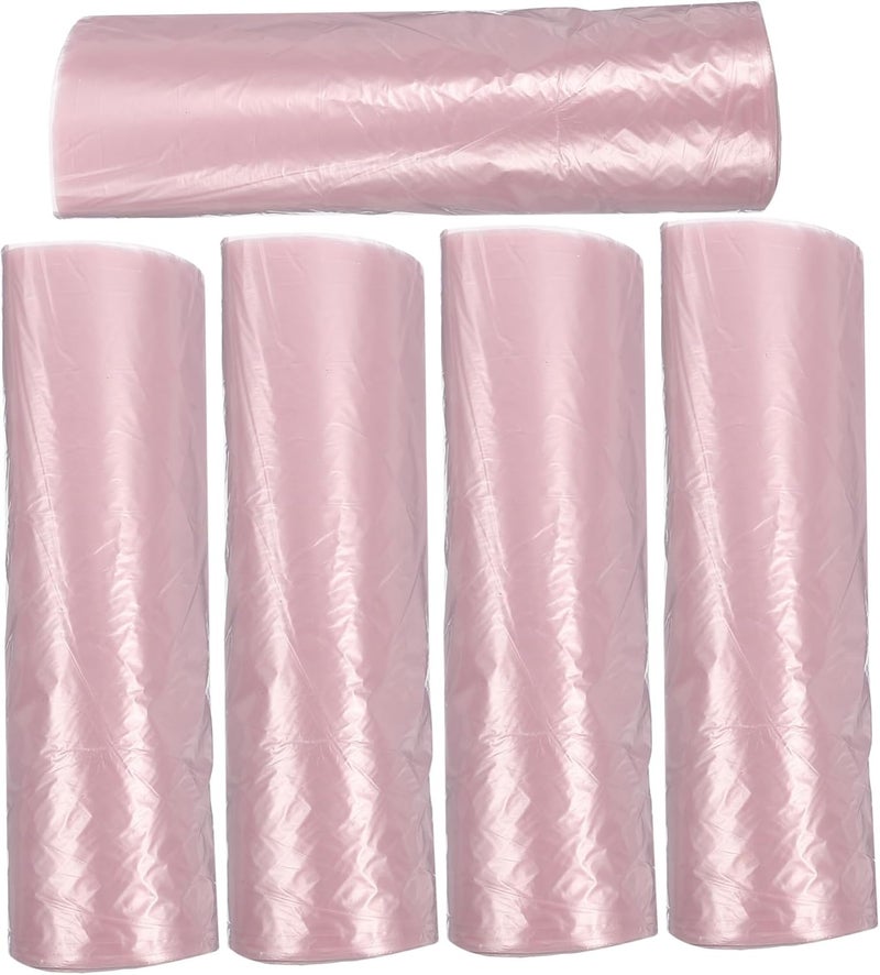 5rolls Garbage Bags Thick Plastic Trash Bags for Kitchen and Bathroom Use Design Versatile for Home Office and Hotel Applications - Image 1
