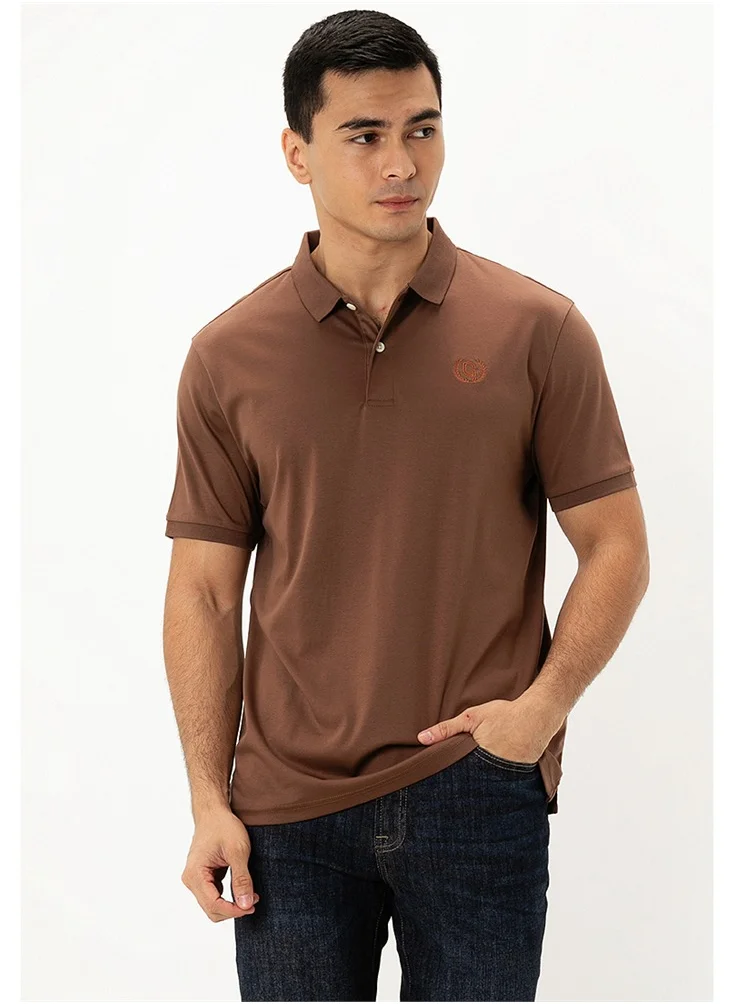 GIORDANO Men's Cotton Solid Polo