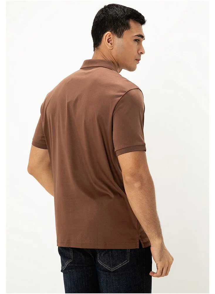 GIORDANO Men's Cotton Solid Polo