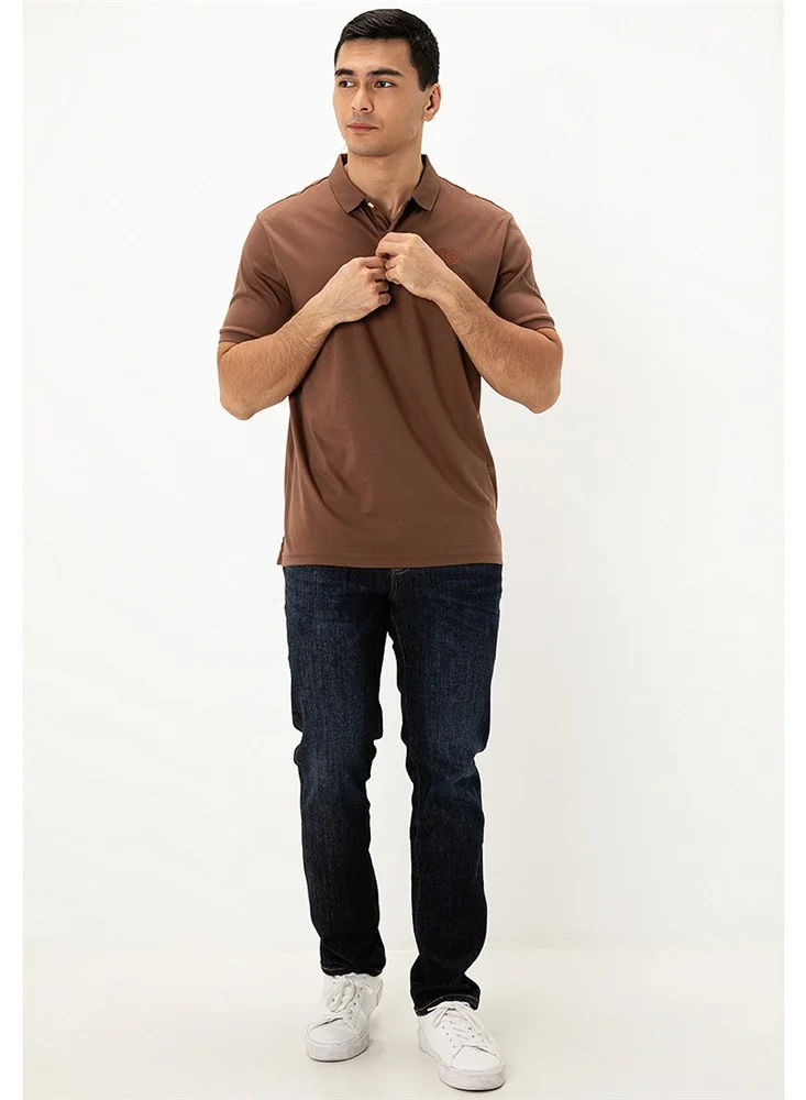 GIORDANO Men's Cotton Solid Polo