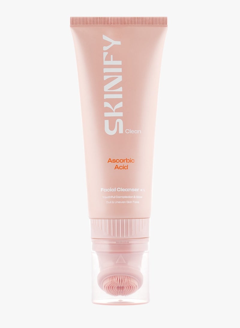 Skinify Clean Ascorbic Acid Facial Cleanser Dull /Uneven Skin 200ml - Image 1