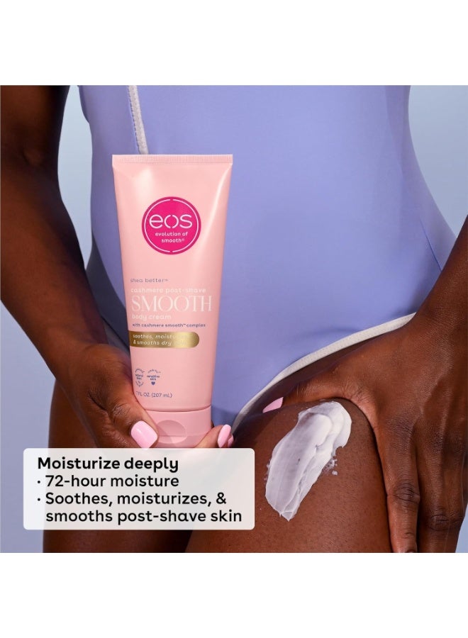 eos Cashmere Skin Collection Post-Shave Smooth Body Cream- Vanilla Cashmere Scented, 72-Hour Hydration, 7 fl oz - Image 3