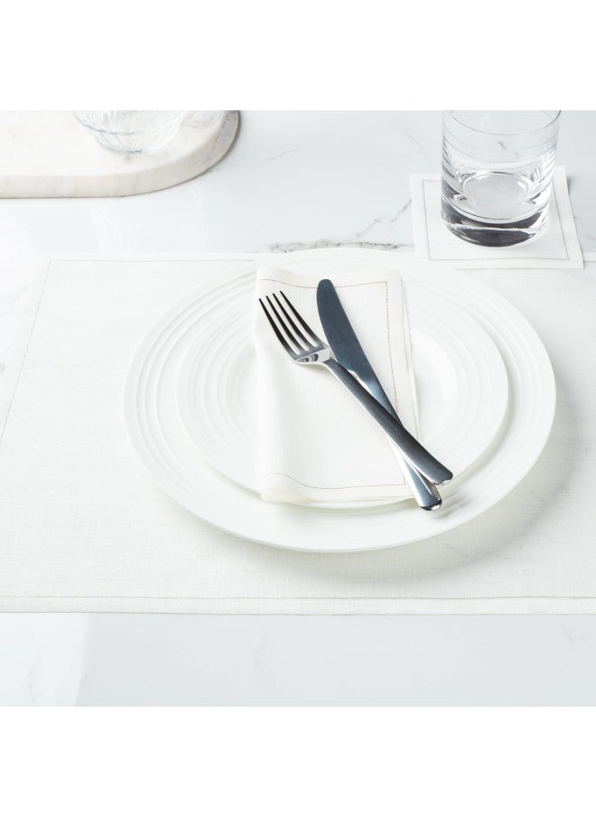 My Drap Basics Cotton Cocktail Napkin 50 Per Roll Cream 43 x 43 Inch