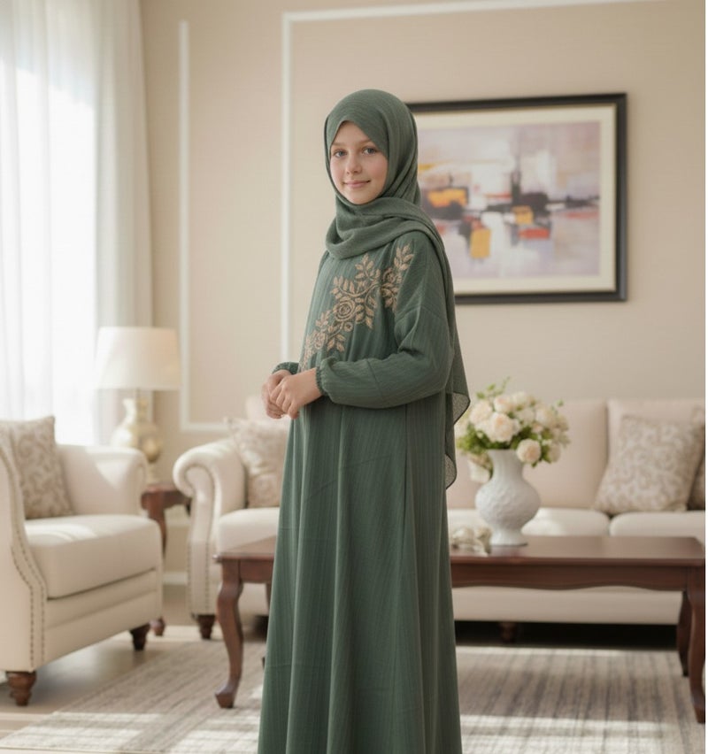 لينا فاشون شرشف صلاة اطفال بناتى مع حجاب متصل - Image 3