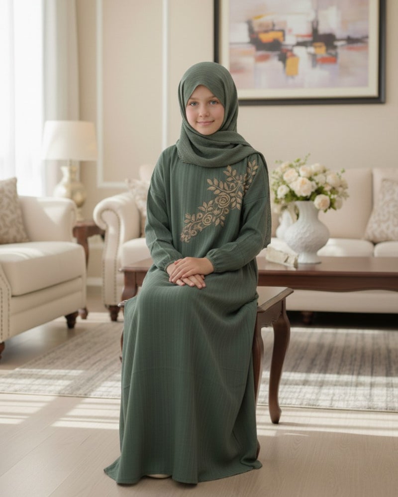 لينا فاشون شرشف صلاة اطفال بناتى مع حجاب متصل - Image 1