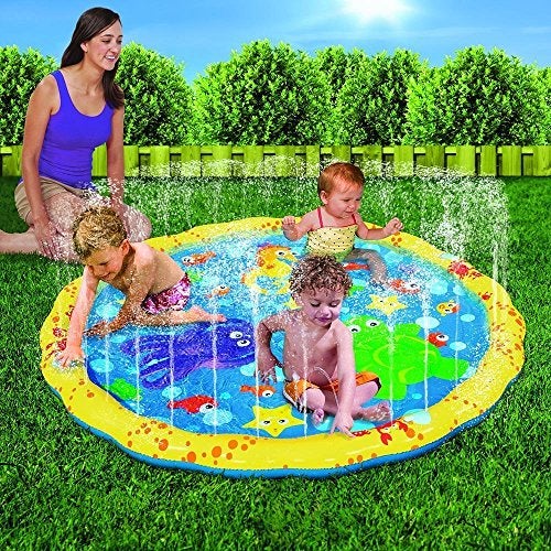 BANZAI 54In-Diameter Sprinkle & Splash Play Mat - Image 2