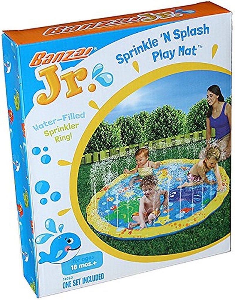 BANZAI 54In-Diameter Sprinkle & Splash Play Mat - Image 4