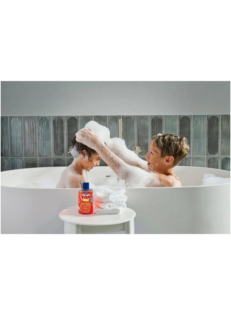 Chicco POP Bubbly Body Wash Strawberry Candy 300ml - Image 4