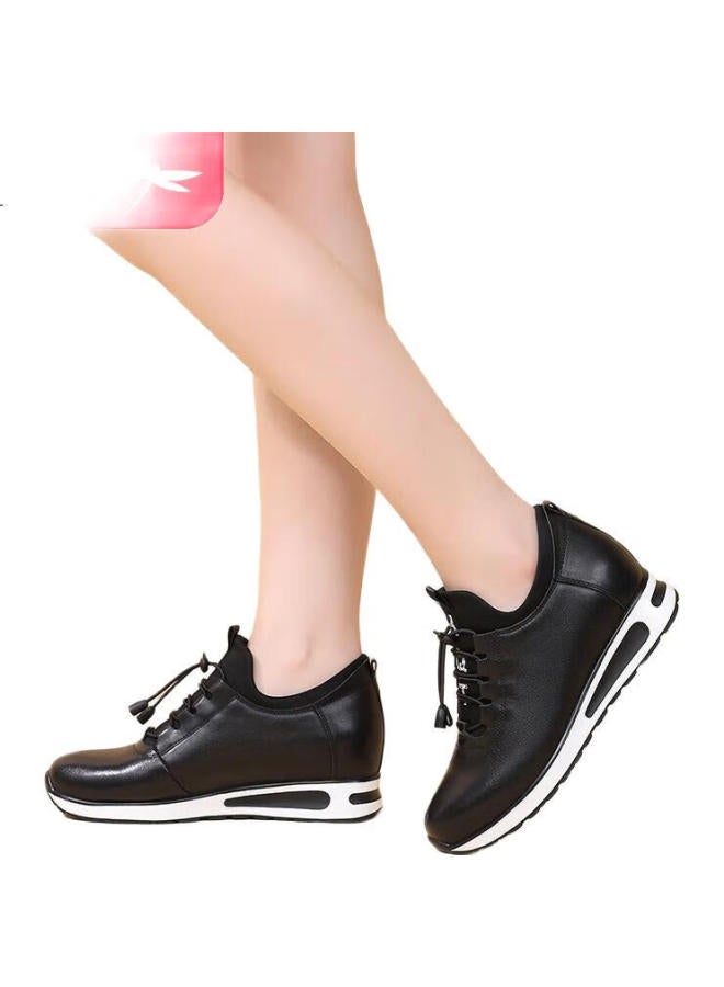 Red Dragonfly Women'S Height Increasing Casual Travel Shoes Soft Bottom Middle-Aged Mom Cowhide Leather Shoes Women C0Ttn03391 - Image 2