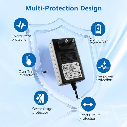FNKTQL 26V Charger for TINECO Cordless Vacuum A10 Dash A11 S3 Hero Master iFLOOR3 S3 Series,Vacuum Cleaner Power Supply Adapter Cord, AC Adapter Replacement Class 2 Power Supply for YLS0241A-T260080 - Image 5