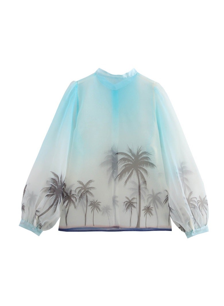 Shougu New Top Long Fashion Loose Casual Shirt - Image 2