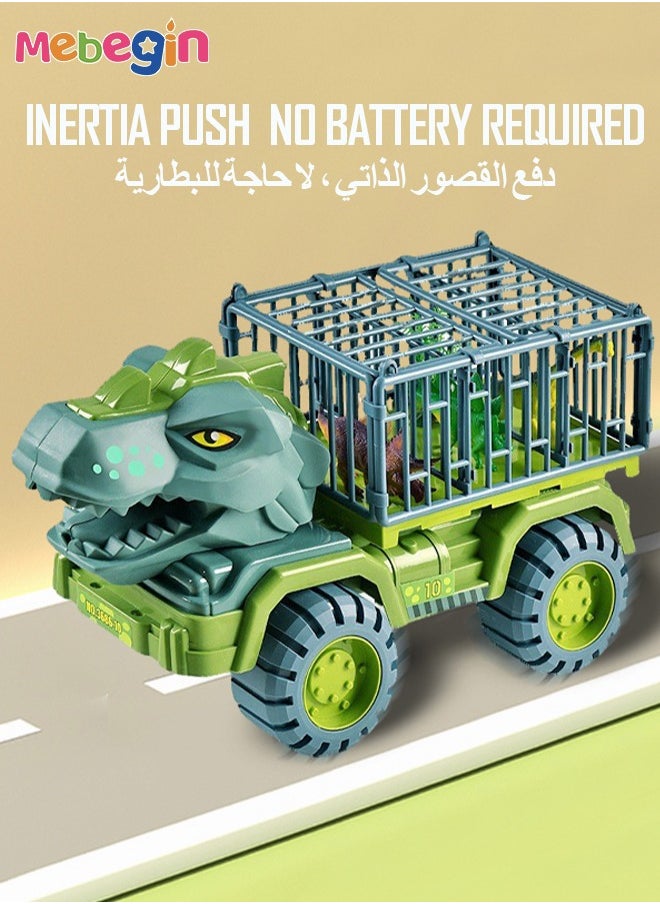 MEBEGIN Dinosaur Truck Toys Transport Car Carrier Truck With Dinosaur Toys Car Playset Toys For Kids Boys Girls  - Image 4