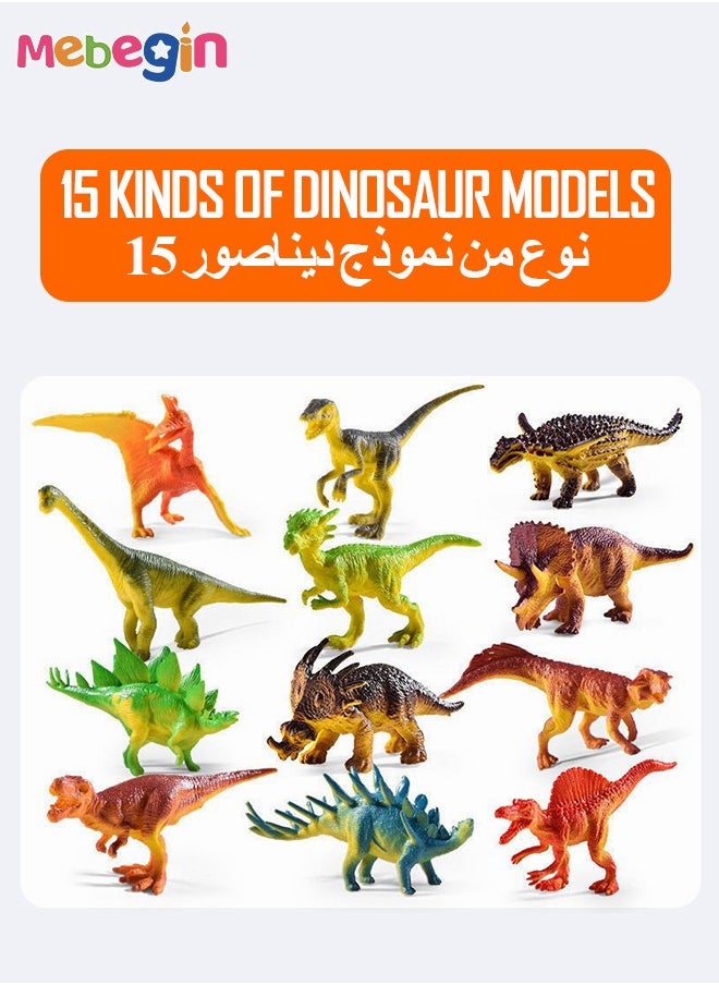 MEBEGIN Dinosaur Truck Toys Transport Car Carrier Truck With Dinosaur Toys Car Playset Toys For Kids Boys Girls  - Image 2