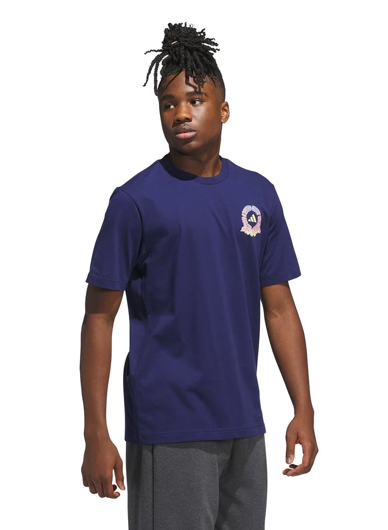 Adidas DKBLUE 90S Nostalgia City Graphic T-Shirt for Men | Best Price UAE