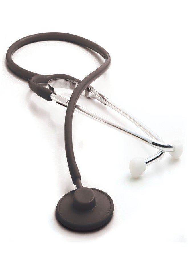 ADC Proscope 664 Lightweight Adult Disposable Single Use Stethoscope, 32" Length, Black - Image 1