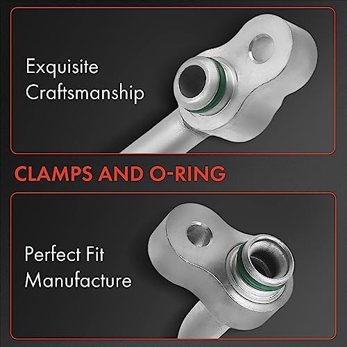 A-Premium A/C Discharge Line Hose Assembly Compatible with Acura TSX 2004-2008 L4 2.4L, Compressor to Condenser - Image 3