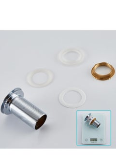 Generic Automatic Sink Stopper, Drain Stopper, Bathroom Double Pop Up Stopper, for Wash Basin, Faucet, Bowl, Wash Basin, Chrome  - Image 5