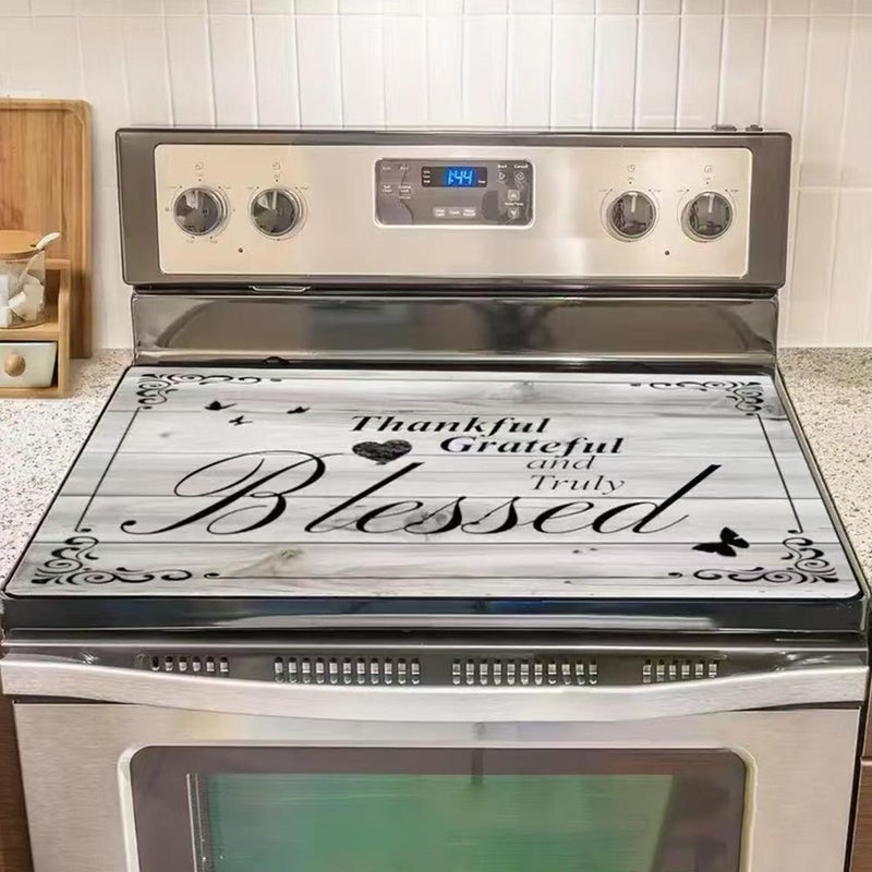 Cross-border American-style electric stove rubber protective mat, water-absorbing, non-slip, and oil-resistant appliance cover mat - Image 1
