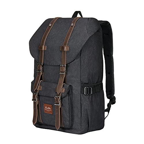 KAUKKO Travel Laptop Backpack, Outdoor Rucksack, Casual backpack Fits 15.6"(Oxford Black) - Image 2