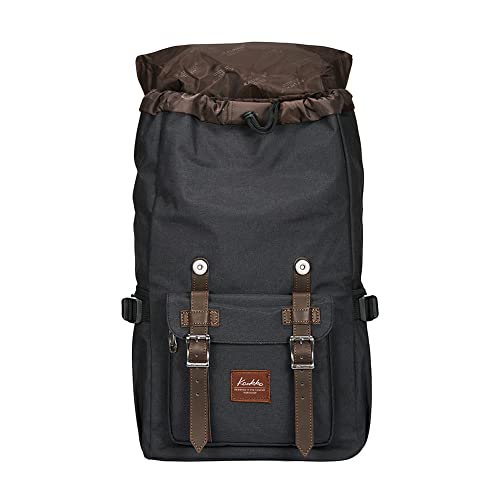 KAUKKO Travel Laptop Backpack, Outdoor Rucksack, Casual backpack Fits 15.6"(Oxford Black) - Image 3