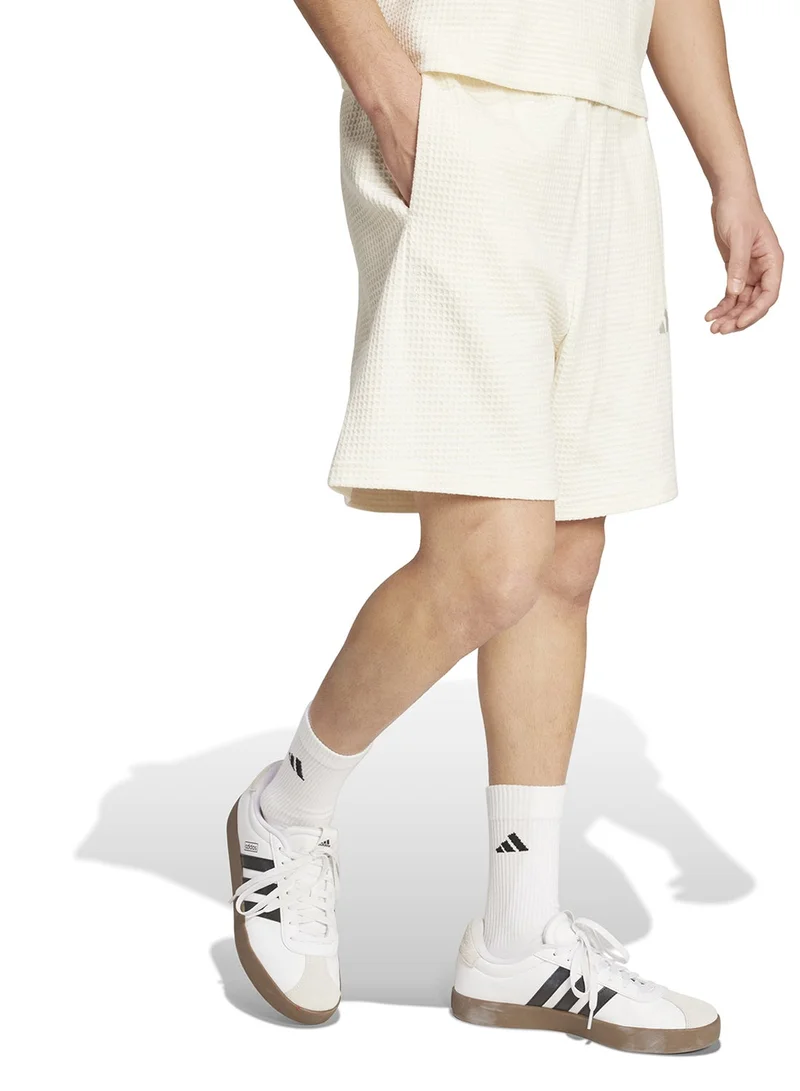 Adidas OWHITE All Szn Waffle Knit 7-Inch Shorts for Men | Best Price UAE