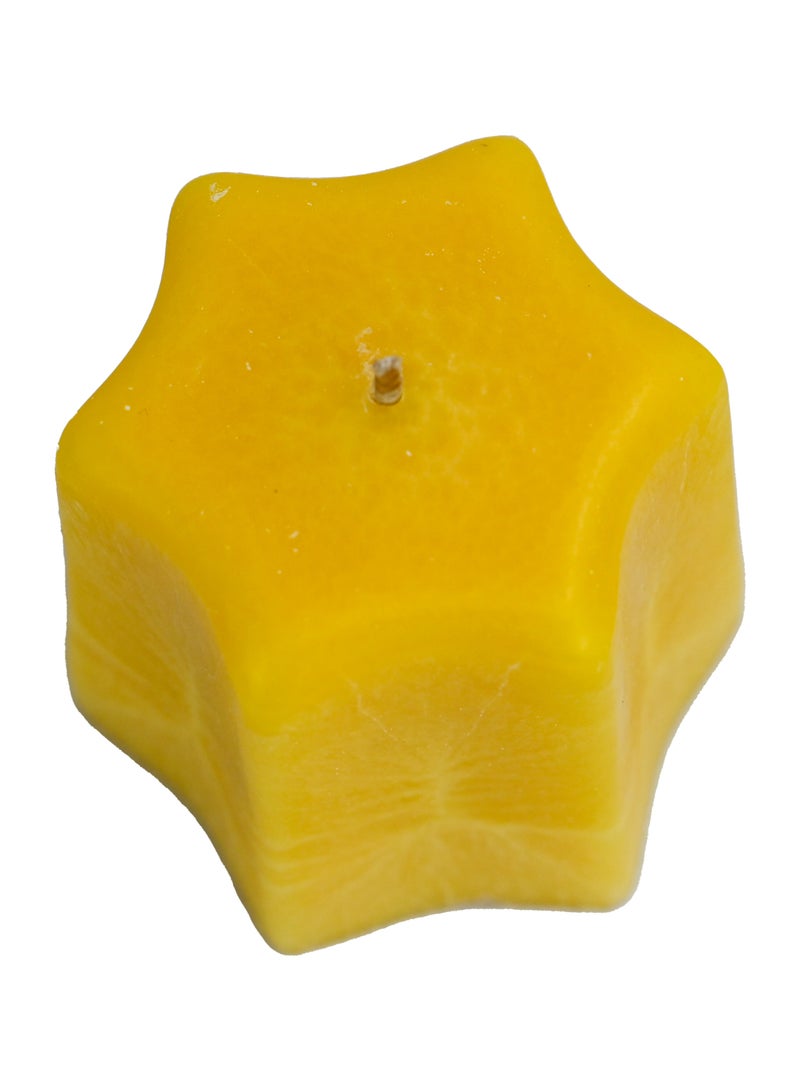 شمعة معطرة صفراء، شموع معطرة لتزيين المنزل وأرفف غرفة المعيشة، شموع صغيرة لتزيين الزفاف، شموع معطرة لتزيين حفلات الهالدي، شموع ذات رائحة لطاولة القهوة - Image 2