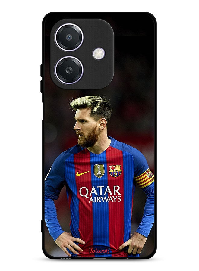 Tolwak Oppo A3 5G Protective Case Cover Messi Barcelona  - Image 1